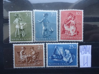 Фото марки Нидерланды 1954г серия *