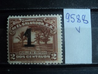 Фото марки Сальвадор 1938г *