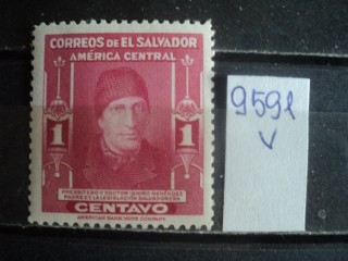 Фото марки Сальвадор 1947г **