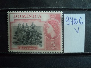 Фото марки Брит. Доминика 1954г *