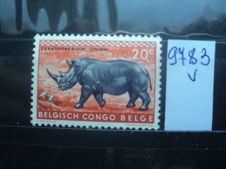Фото марки Бельгийское Конго 1959г **