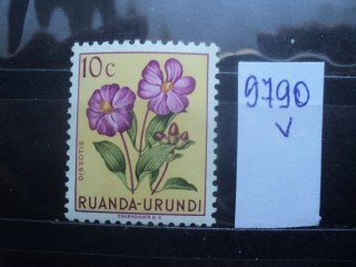 Фото марки Бельгийская Руанда Урунди 1953г **