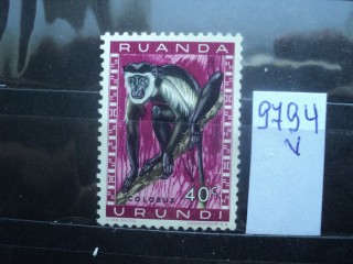 Фото марки Бельгийская Руанда Урунди 1959г **