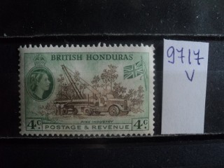 Фото марки Брит. Гондурас 1953г **