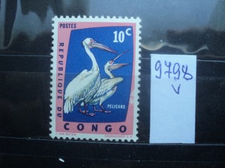 Фото марки Конго 1962г **