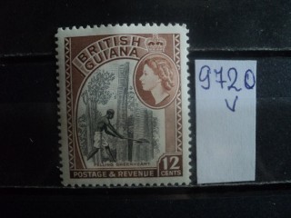 Фото марки Брит. Гвиана 1954г *