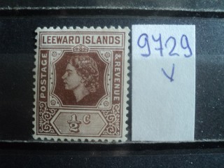 Фото марки Брит. Подветренные острова 1954г *