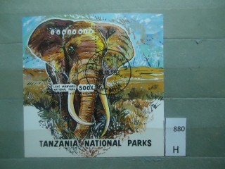 Фото марки Танзания 1994г блок