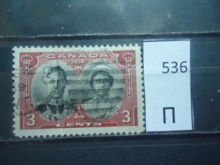 Фото марки Канада. 1939г