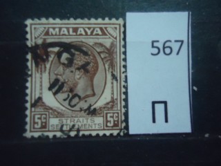 Фото марки Брит. Малайя. 1936г