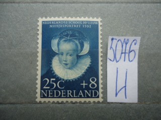 Фото марки Нидерланды 1956г *