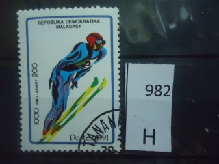 Фото марки Мадагаскар 1991г