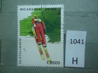 Фото марки Никарагуа 1989г
