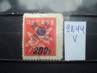 Фото марки Южная Корея 1951г