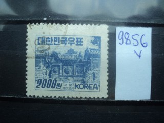 Фото марки Южная Корея 1953г