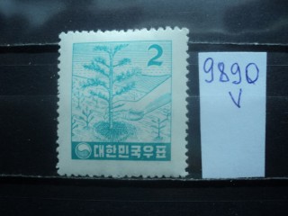 Фото марки Южная Корея 1957г *