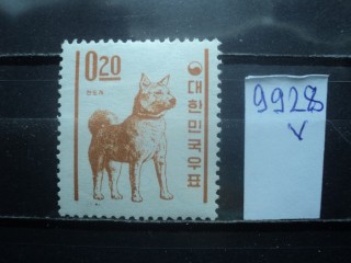 Фото марки Южная Корея 1962г *