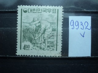 Фото марки Южная Корея 1962г