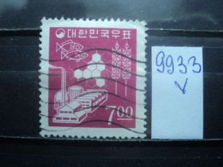 Фото марки Южная Корея 1965г