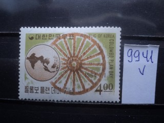 Фото марки Южная Корея 1964г *