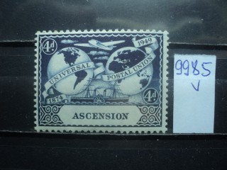 Фото марки Брит. остров Вознесения 1949г **