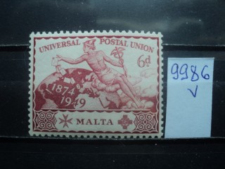 Фото марки Брит. Мальта 1949г **