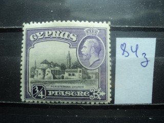 Фото марки Брит. Кипр 1934г *