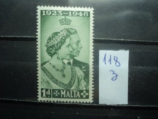 Фото марки Брит. Мальта 1948г *