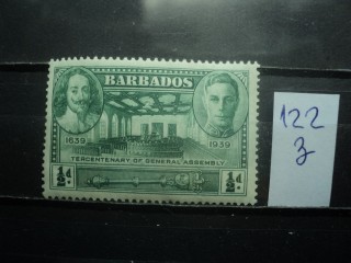Фото марки Брит. Барбадос 1939г *