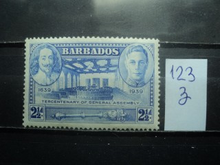 Фото марки Брит. Барбадос 1940г *