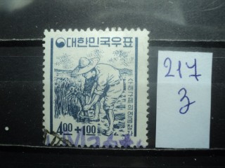 Фото марки Южная Корея 1963г