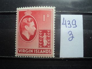 Фото марки Брит. Виргинские острова 1938г **