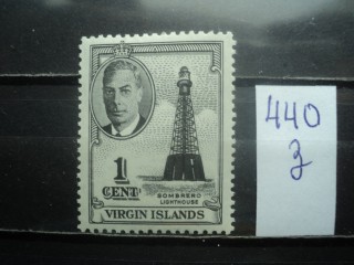 Фото марки Брит. Виргинские острова 1952г **