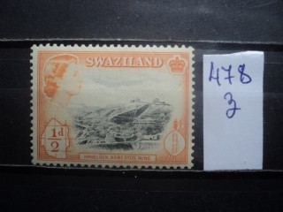 Фото марки Брит. Свазиленд 1961г *