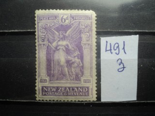 Фото марки Новая Зеландия 1920г *