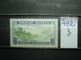 Фото марки Токелау острова 1948г **