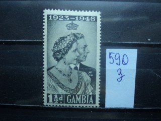 Фото марки Брит. Гамбия 1948г *