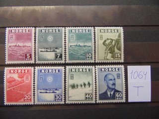 Фото марки Норвежское правительство в изгнании серия 1943г **