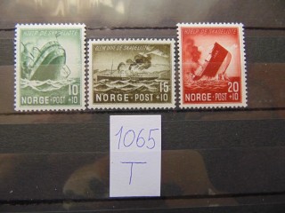 Фото марки Норвегия серия 1943г **