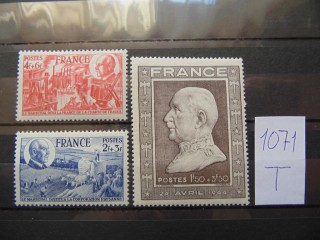 Фото марки Франция серия 1944г **