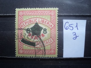 Фото марки Либерия 1913г