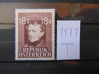 Фото марки Австрия марка 1947г **