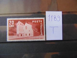 Фото марки Италия марка 1949г **