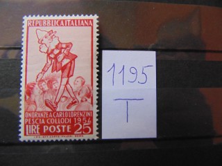 Фото марки Италия марка 1954г **