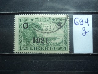 Фото марки Либерия 1921г