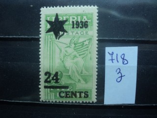 Фото марки Либерия 1936г **