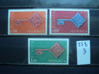 Фото марки Монако серия 1968г **