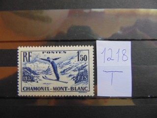 Фото марки Франция марка 1937г **