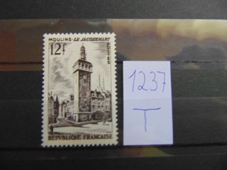 Фото марки Франция марка 1955г **