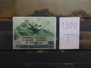 Фото марки Сан Марино марка 1953г **